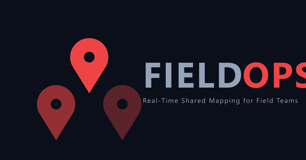FieldOps — Real-Time Shared Mapping for Field Teams